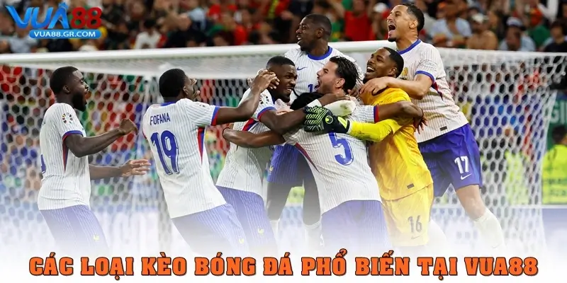 Các loại kèo bóng đá phổ biến tại Vua88